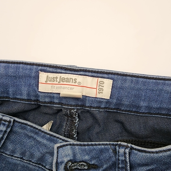 Womens 11 Just Jeans Fit Enhancer Blue Straight Leg Jeans - Picture 3 of 16